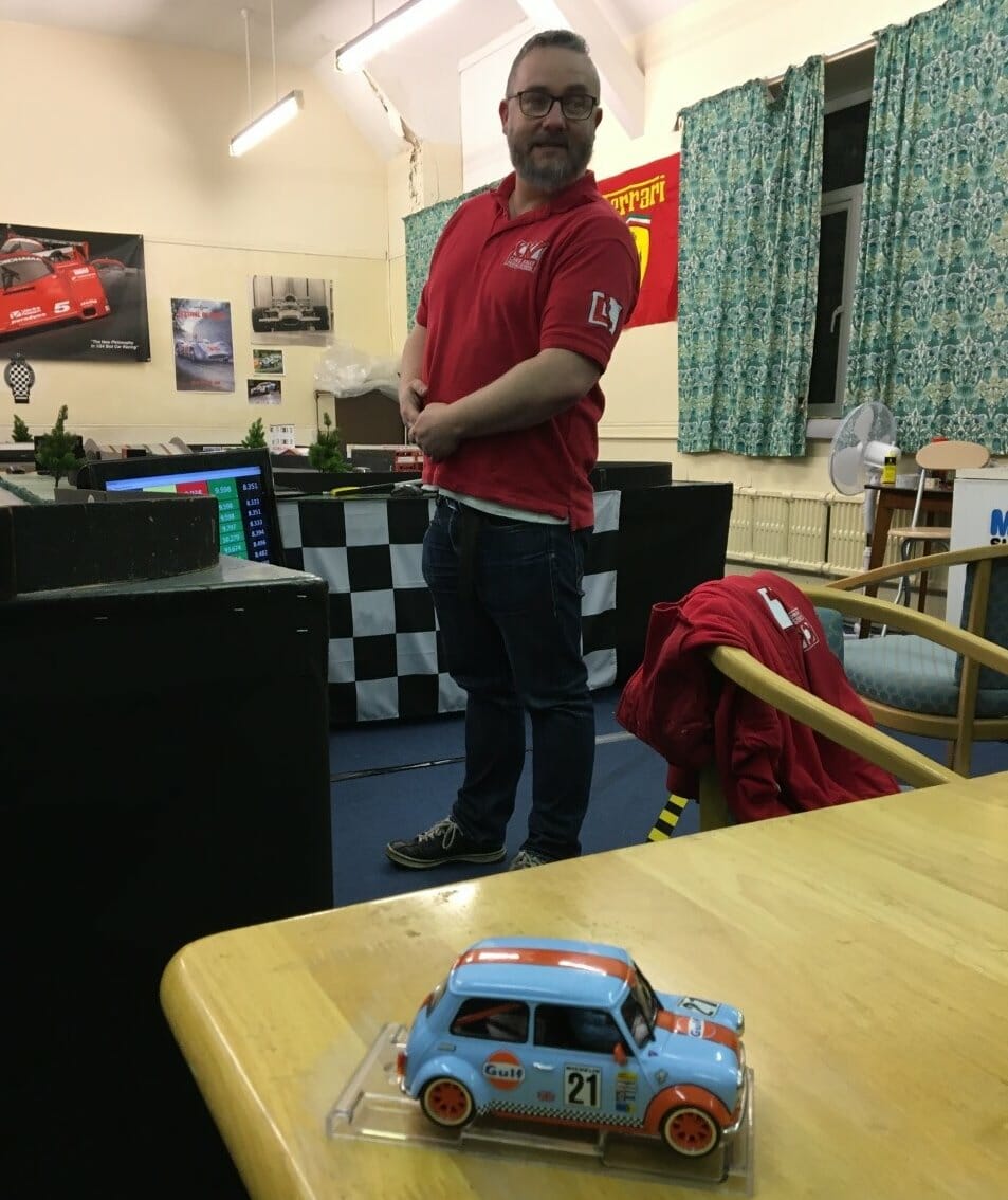 Hawthorne Park Slot Car Club BRM Saloon (Historic Touring Cars